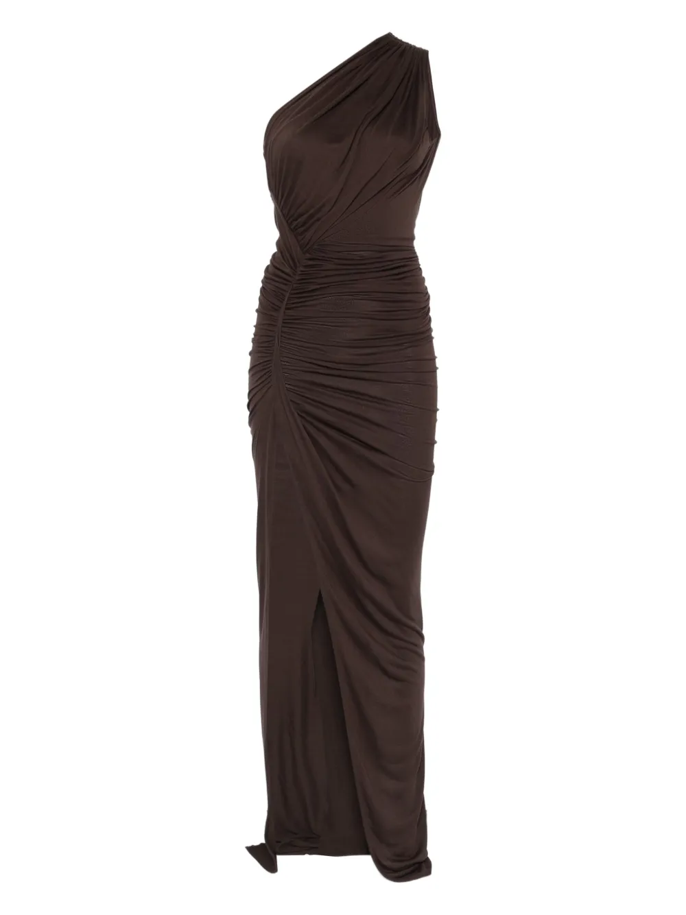 Драпированное платье на одно плечо Rick Owens Lilies, коричневый
Драпированное платье на одно плечо Rick Owens Lilies, коричневый