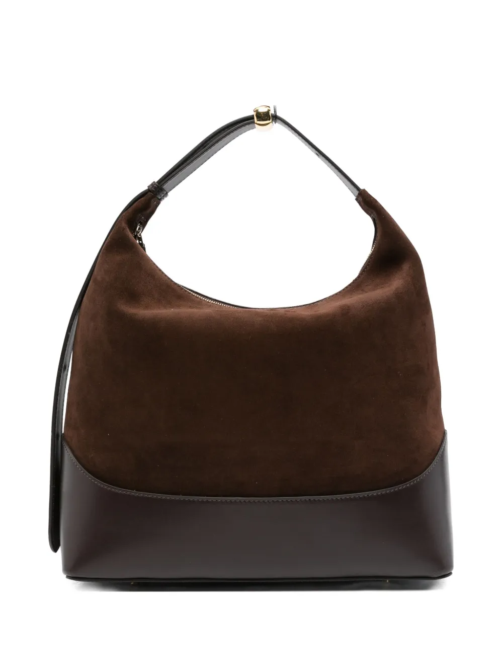 Сумка через плечо из замши и кожи с большой петлей Elleme, коричневый
Сумка через плечо из замши и кожи с большой петлей Elleme, коричневый