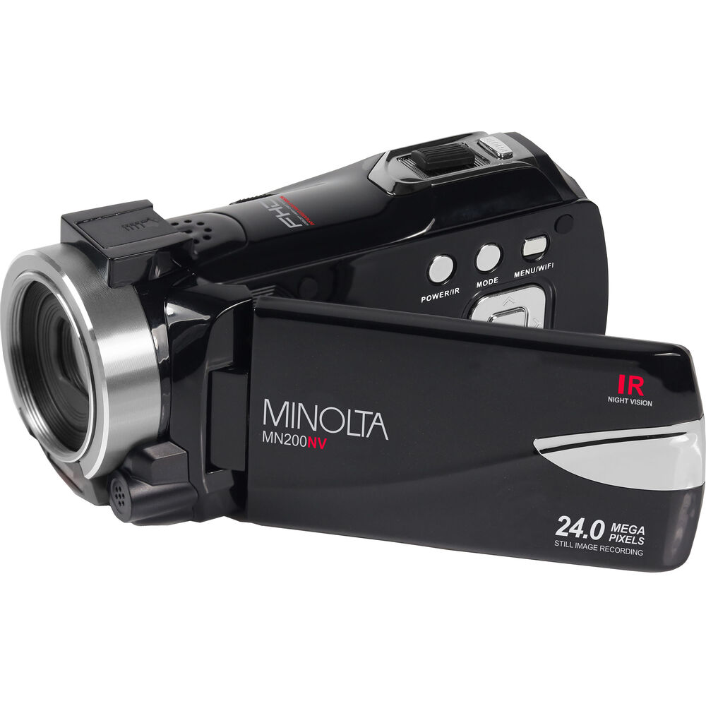 Видеокамера Minolta MN200NV32 1080p Full HD с ИК-подсветкой и ночным видением (черная)
Видеокамера Minolta MN200NV32 1080p Full HD с ИК-подсветкой и ночным видением (черная)