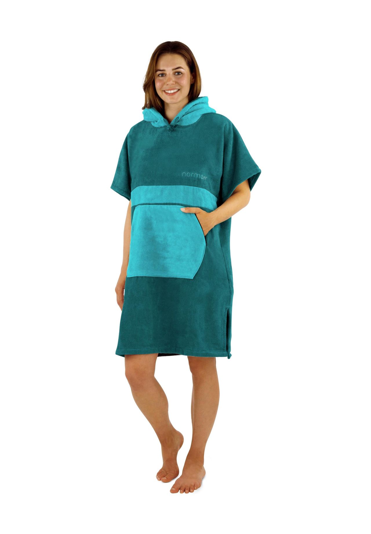 Женское банное пончо Normani, цвет Petrol/t_rkis
Женское банное пончо Normani, цвет Petrol/t_rkis