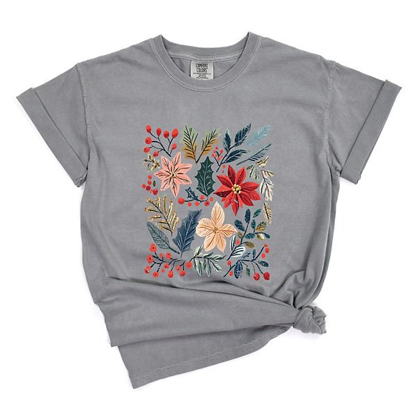 Футболка с принтом Christmas flowers and berries distressed Simply Sage Market, Grey
Футболка с принтом Christmas flowers and berries distressed Simply Sage Market, Grey