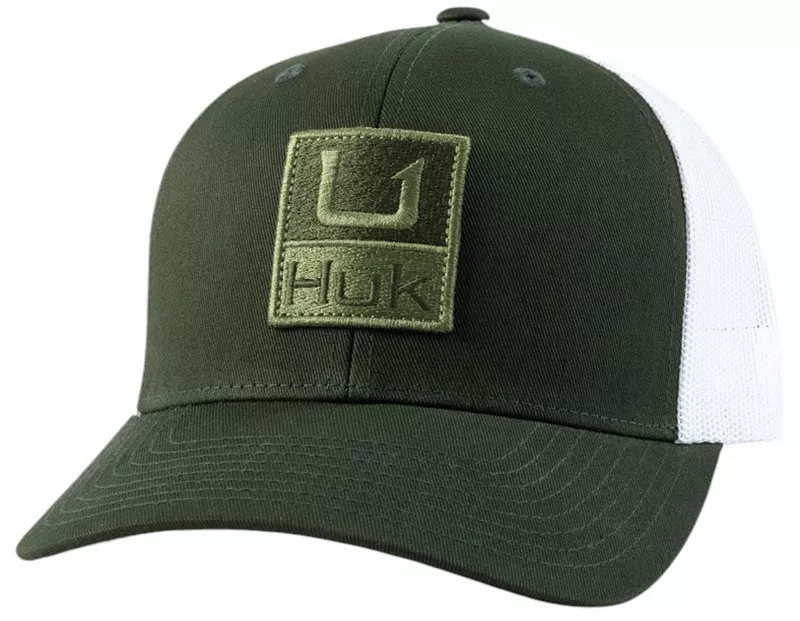 HUK Мужская кепка дальнобойщика с яркой нашивкой, цвет Cypress Landing
HUK Мужская кепка дальнобойщика с яркой нашивкой, цвет Cypress Landing