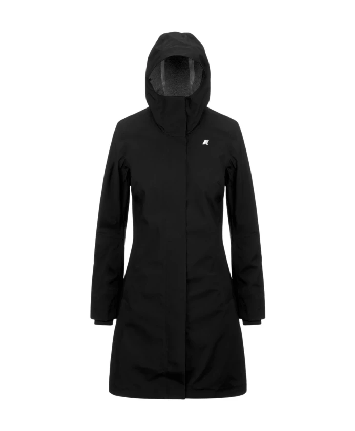 Парка из трикотажной ткани с клеевым соединением K-Way, черный
Парка из трикотажной ткани с клеевым соединением K-Way, черный