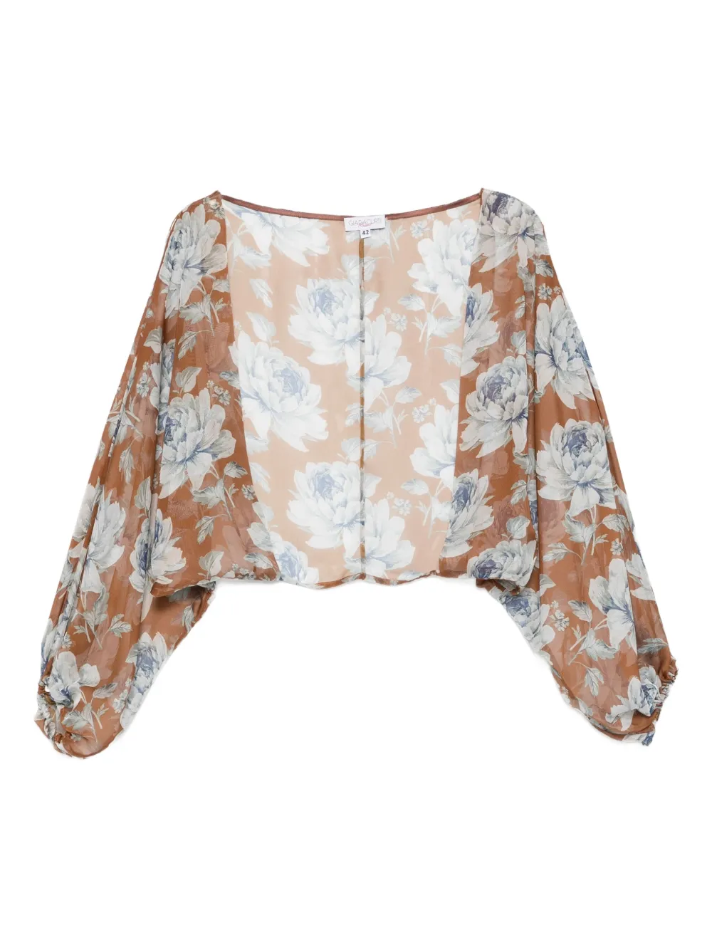 Куртка с цветочным принтом Giada Curti, коричневый
Куртка с цветочным принтом Giada Curti, коричневый