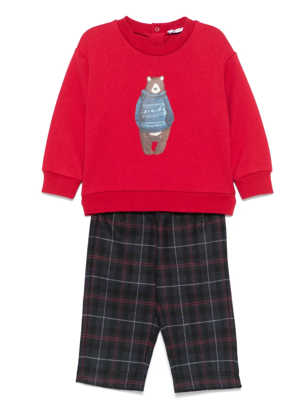 Комплект из рубашки и брюк Il Gufo, красный
Комплект из рубашки и брюк Il Gufo, красный