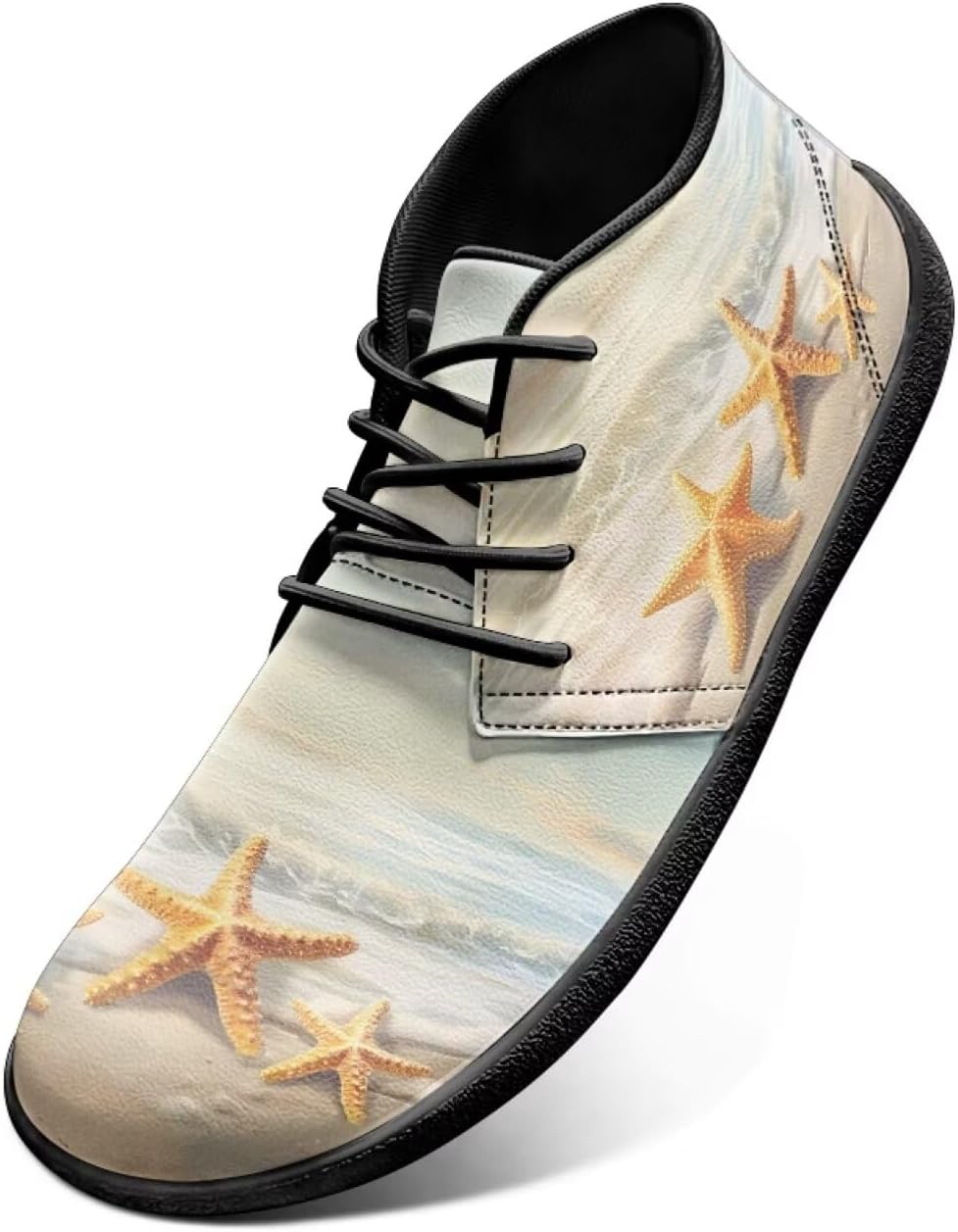 Мужские кроссовки для бега и кросс-тренинга с широким носком и дизайном в морском стиле - Резиновая подошва - Нулевой перепад высоты подошвы Watdotory, Coastal Starfish
Мужские кроссовки для бега и кросс-тренинга с широким носком и дизайном в морском стиле - Резиновая подошва - Нулевой перепад высоты подошвы Watdotory, Coastal Starfish