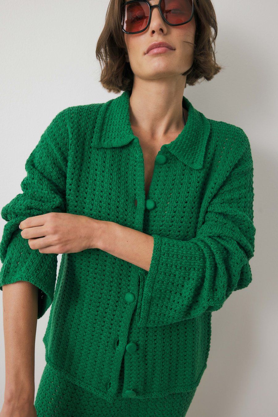 Кардиган NA-KD Cardigan, Green
Кардиган NA-KD Cardigan, Green