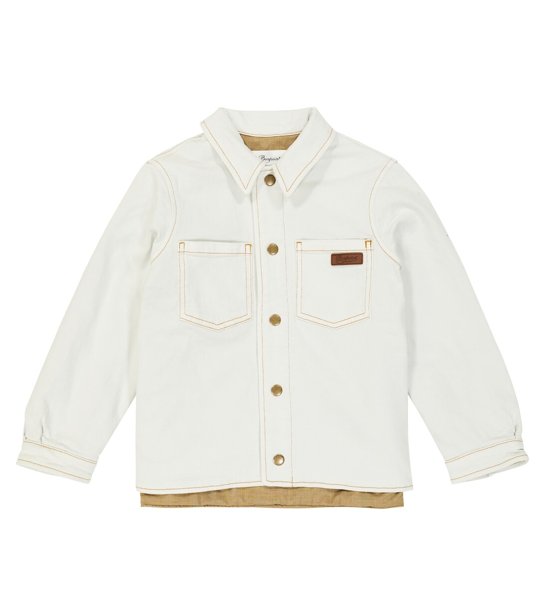 Хлопковая рубашка Bonpoint, синий
Хлопковая рубашка Bonpoint, синий