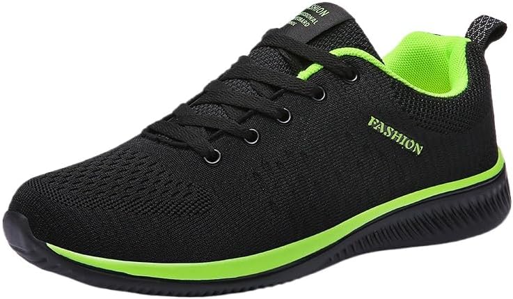 Мужские беговые кроссовки ультралегкие, дышащие, для ходьбы, противоскользящие, спортивные модные кроссовки из сетки, для тренировок и повседневного спорта Dikermoon, черный/зеленый
Мужские беговые кроссовки ультралегкие, дышащие, для ходьбы, противоскользящие, спортивные модные кроссовки из сетки, для тренировок и повседневного спорта Dikermoon, черный/зеленый