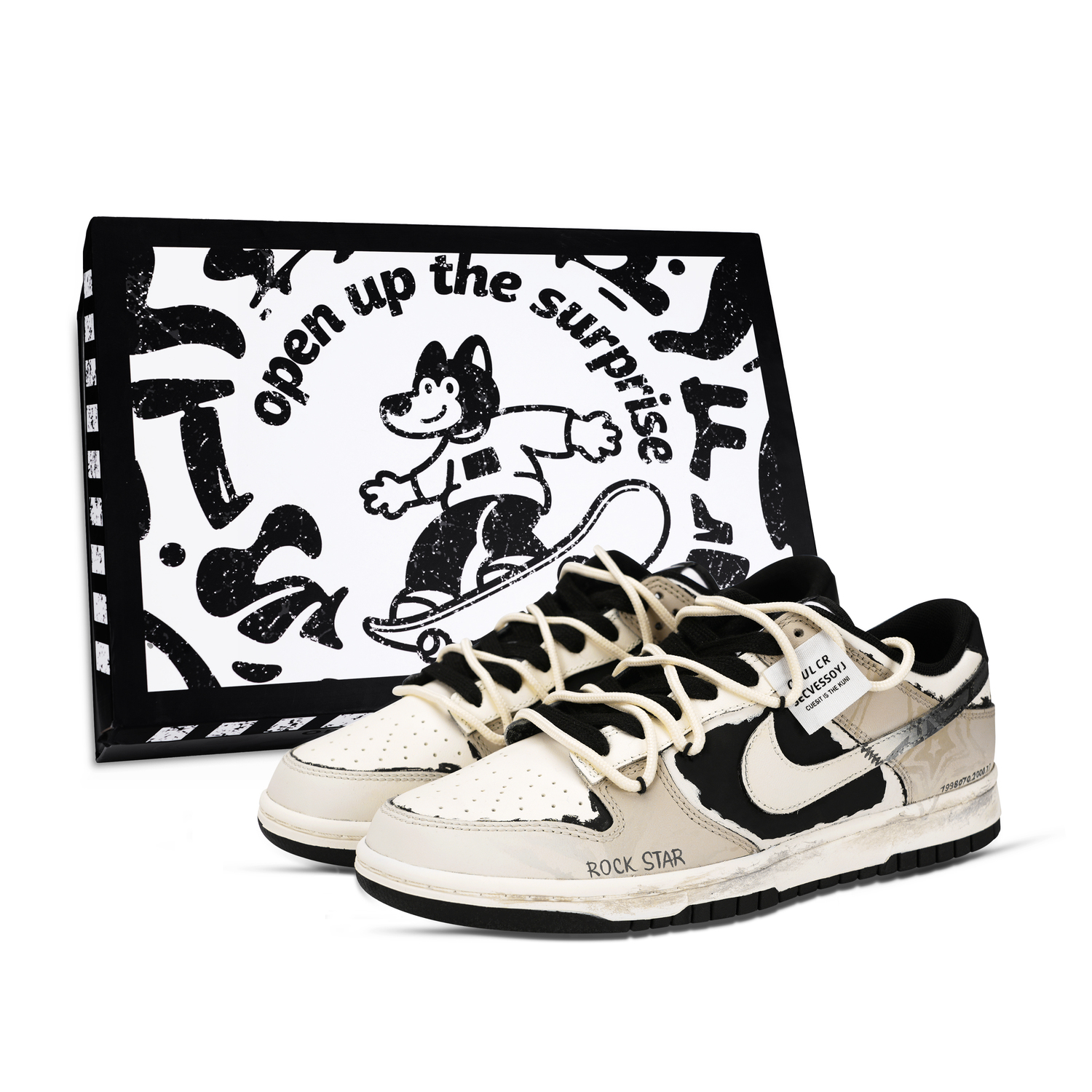Nike Кроссовки Dunk Black White, Spotty Slip Resistant Abrasion Resistant Low top Skateboard Shoes Unisex White Brown
Nike Кроссовки Dunk Black White, Spotty Slip Resistant Abrasion Resistant Low top Skateboard Shoes Unisex White Brown
