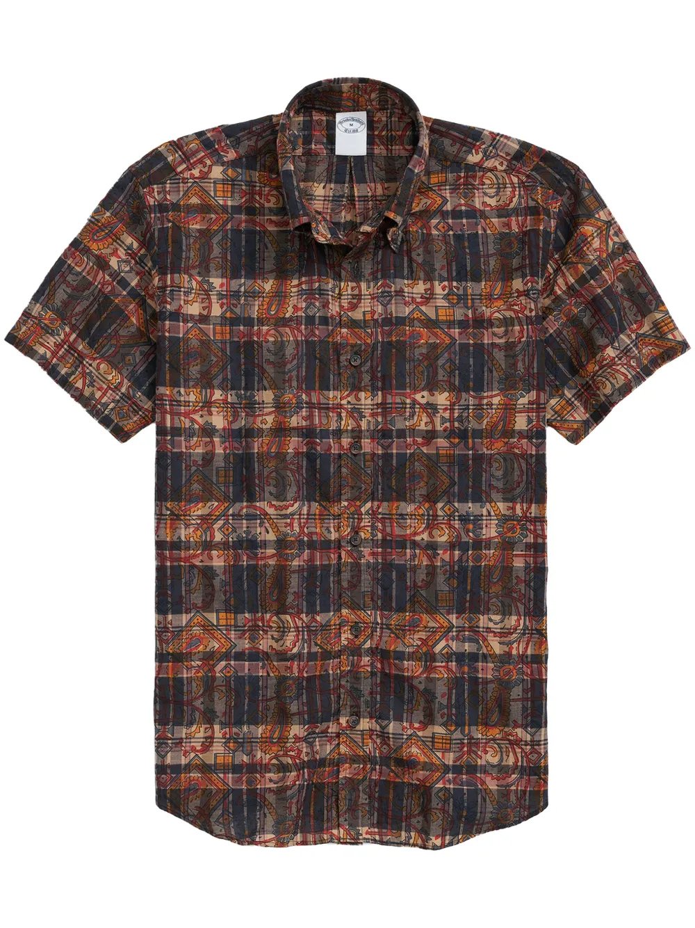 Рубашка в клетку Brooks Brothers, нейтральный
Рубашка в клетку Brooks Brothers, нейтральный