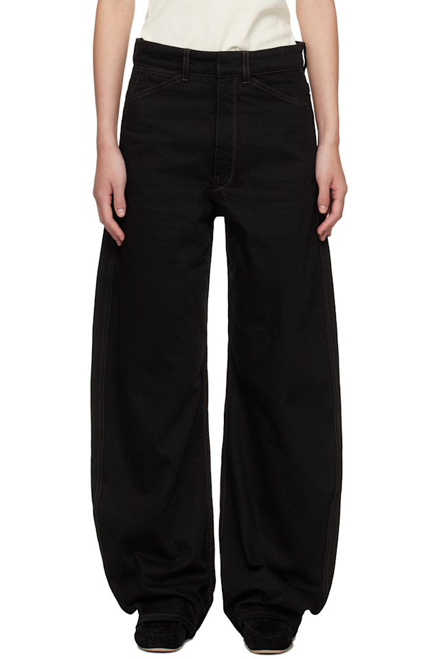 Джинсы с высокой талией и изогнутой формой Lemaire, черный
Джинсы с высокой талией и изогнутой формой Lemaire, черный