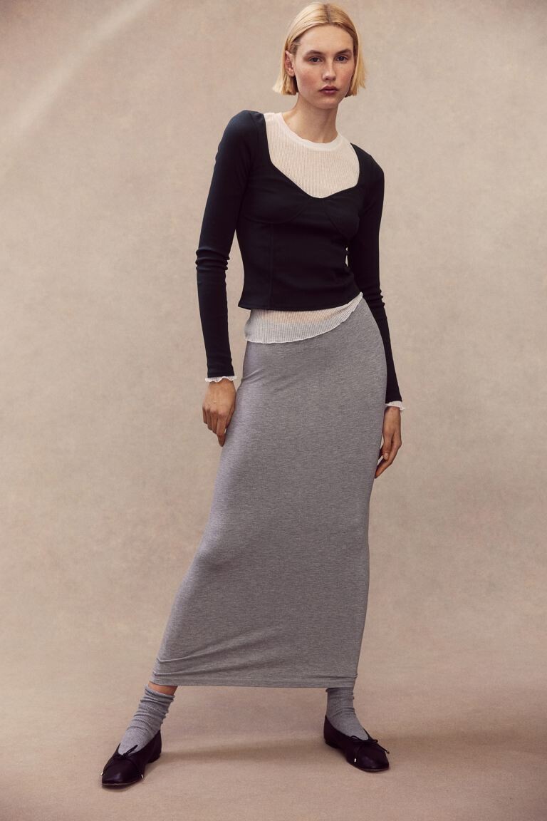 Рубашка в корсетном стиле H&M, серый
Рубашка в корсетном стиле H&M, серый