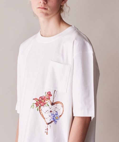 Rehacer Футболка Relax Fit Heart Catcher, белая
Rehacer Футболка Relax Fit Heart Catcher, белая