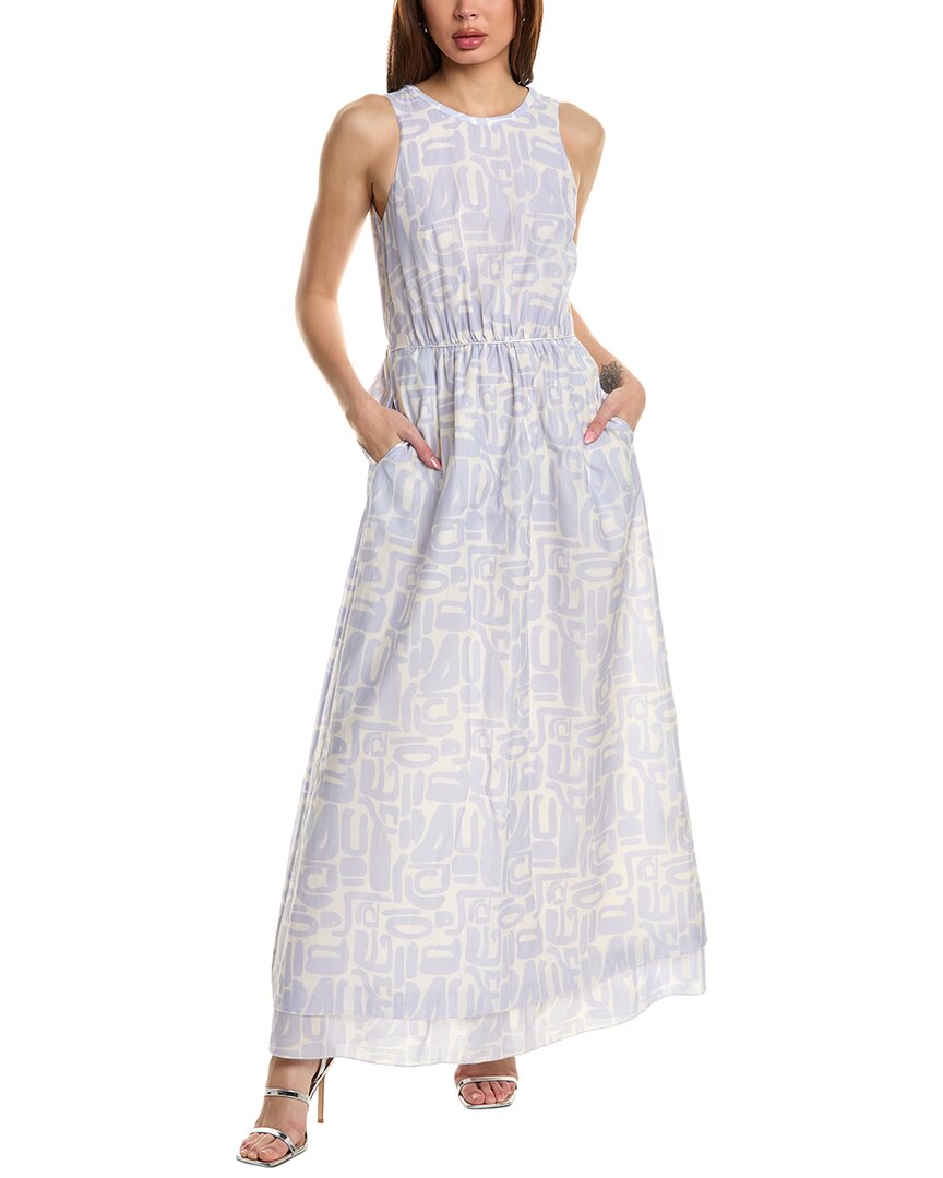 Платье макси из смесового шелка Emporio Armani, фиолетовый
Платье макси из смесового шелка Emporio Armani, фиолетовый