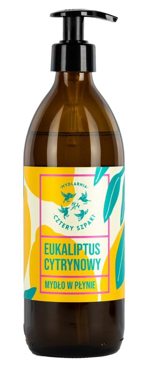 Жидкое мыло Mydlarnia Cztery Szpaki Eukaliptus Cytrynowy, 500 мл
Жидкое мыло Mydlarnia Cztery Szpaki Eukaliptus Cytrynowy, 500 мл