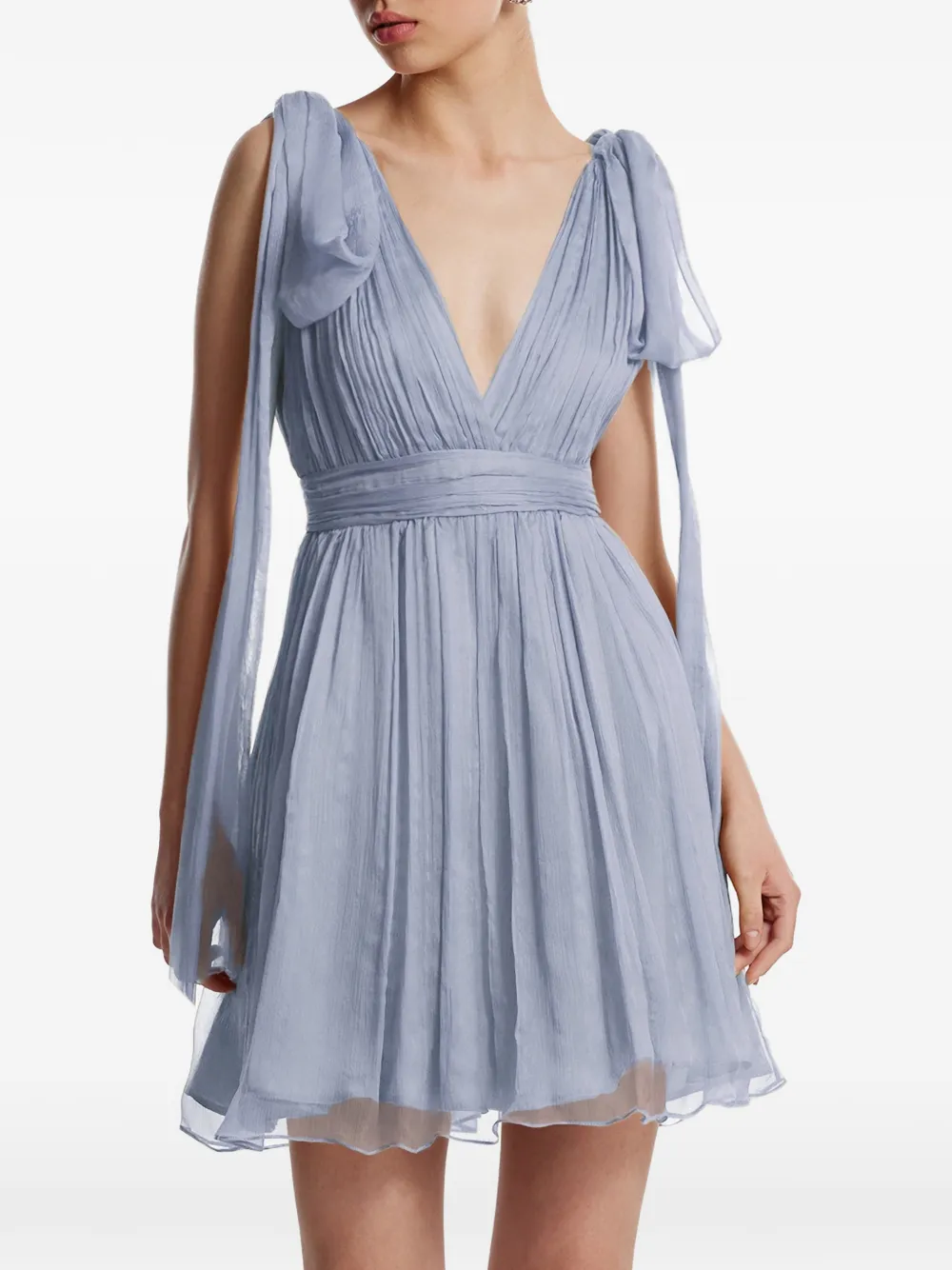 Платье с бантом и V-образным вырезом Framboise, синий
Платье с бантом и V-образным вырезом Framboise, синий