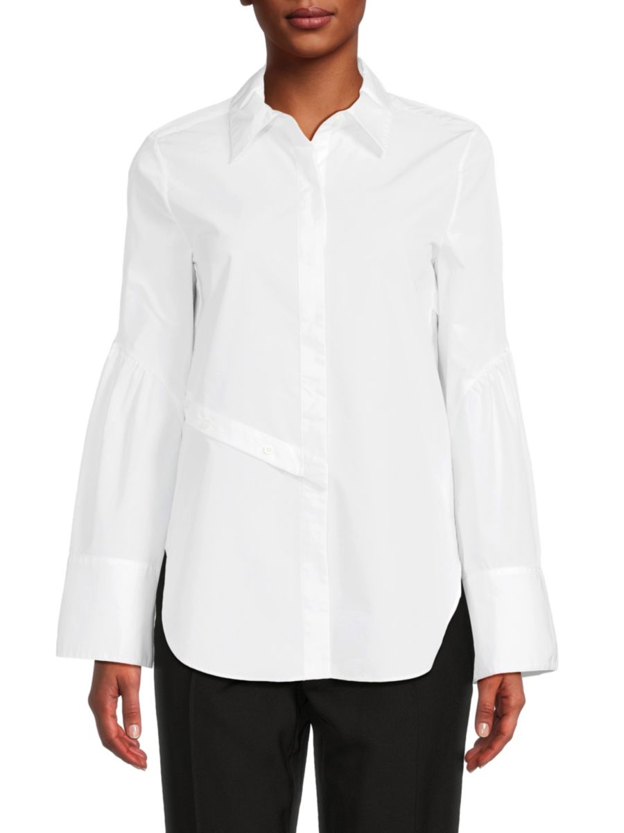 Асимметричная рубашка с пуговицами спереди 3.1 Phillip Lim, белый
Асимметричная рубашка с пуговицами спереди 3.1 Phillip Lim, белый