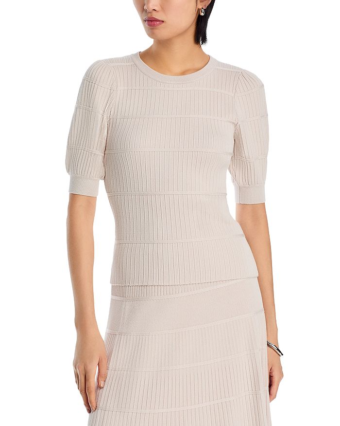 Блузон с рукавами и фактурным верхом T Tahari, слоновая кость/кремовый
Блузон с рукавами и фактурным верхом T Tahari, слоновая кость/кремовый