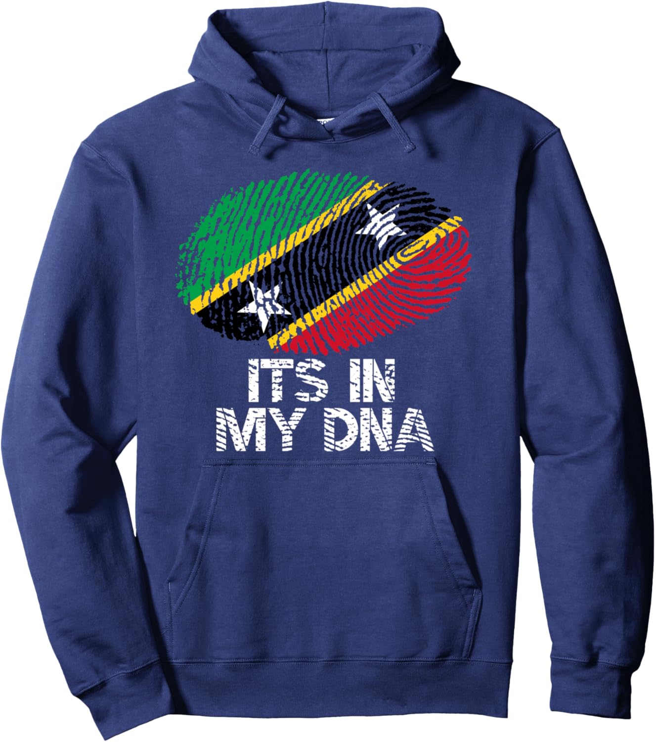 Худи с принтом в виде флага Сент-Китс и Невис Caribbean Pride Tees, темно-синий
Худи с принтом в виде флага Сент-Китс и Невис Caribbean Pride Tees, темно-синий