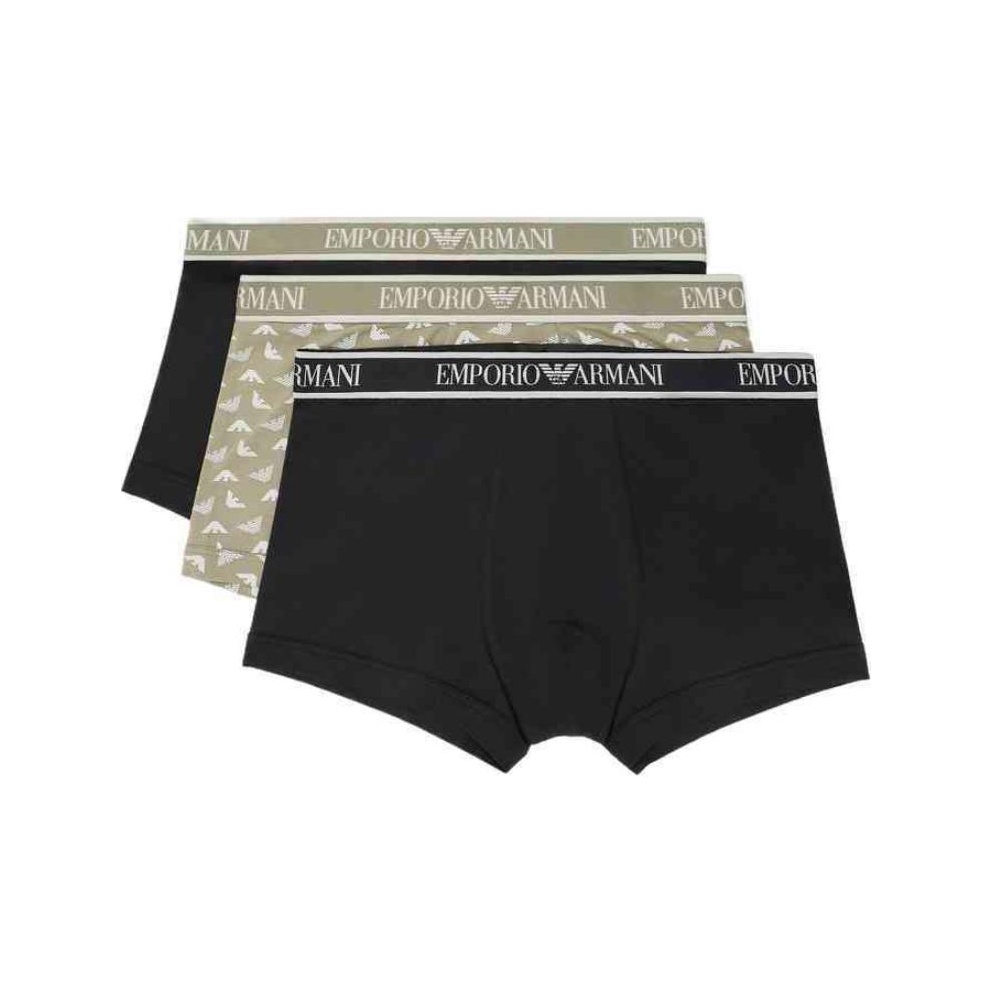 Три боксерских брифов с логотипом Core на поясе EMPORIO ARMANI, черный
Три боксерских брифов с логотипом Core на поясе EMPORIO ARMANI, черный