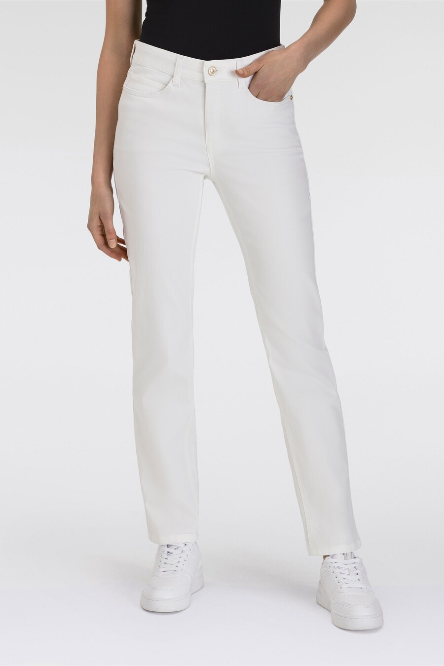 Узкие джинсы MAC Angela, цвет White denim
Узкие джинсы MAC Angela, цвет White denim