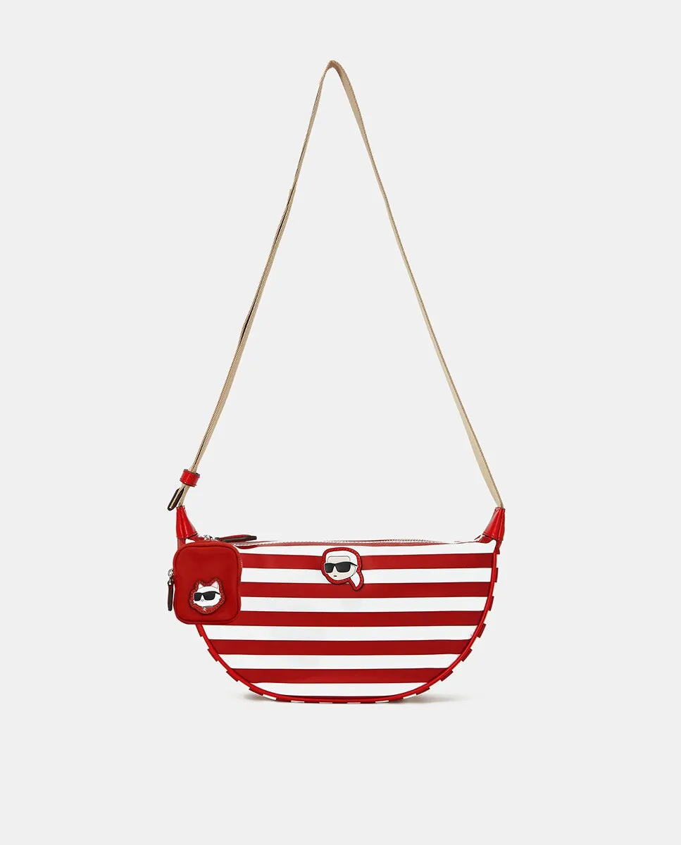 Сумка через плечо из нейлона в форме полумесяца Karl Lagerfeld, мультиколор
Сумка через плечо из нейлона в форме полумесяца Karl Lagerfeld, мультиколор