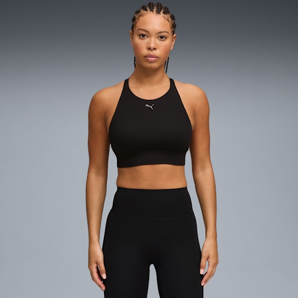 Женский спортивный бюстгальтер средней интенсивности с влагоотводящим эффектом Shapeluxe High Neck Puma, черный
Женский спортивный бюстгальтер средней интенсивности с влагоотводящим эффектом Shapeluxe High Neck Puma, черный