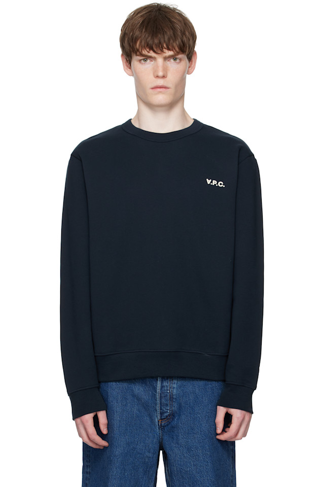 Объемный укороченный свитшот 'vpc' A.P.C., мультиколор 
Объемный укороченный свитшот 'vpc' A.P.C., мультиколор