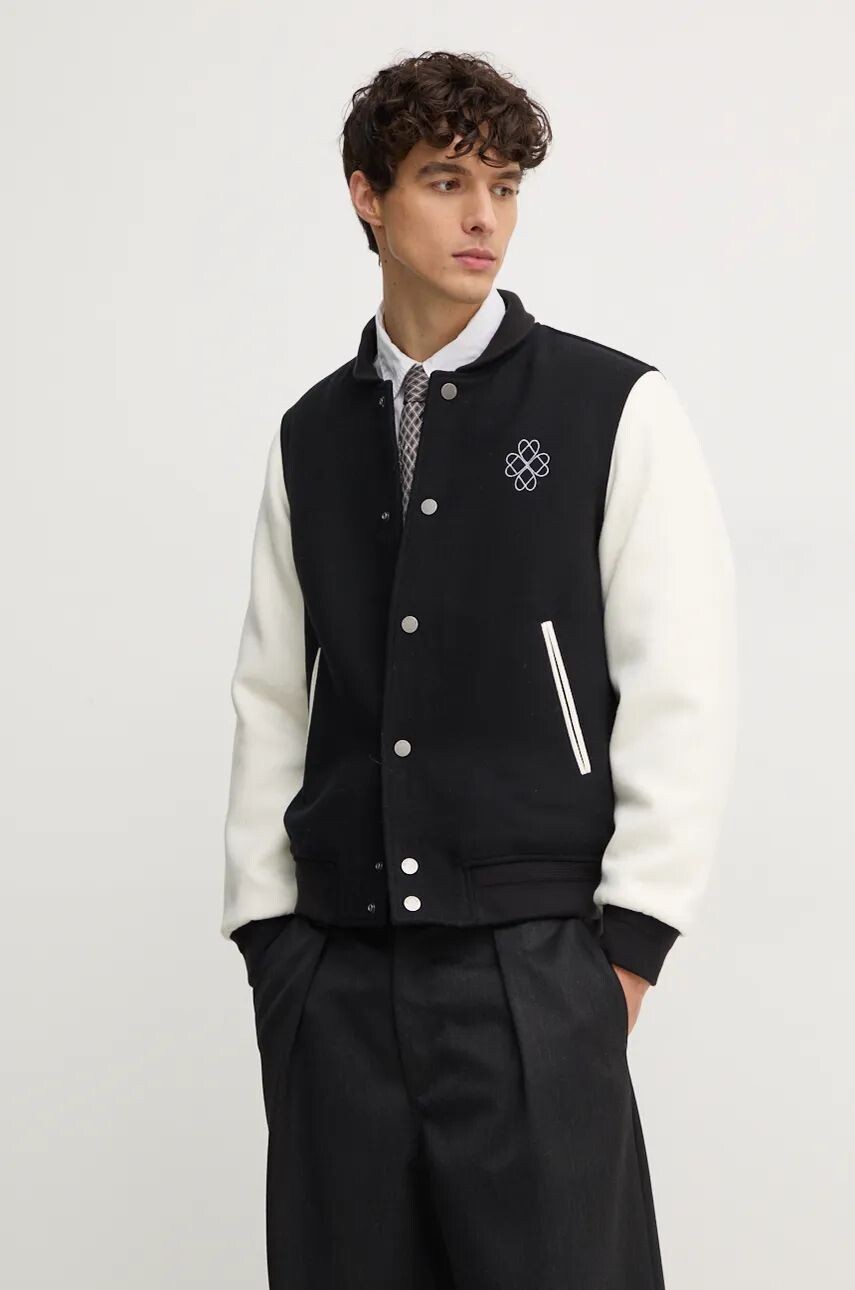 Бомбер United Colors of Benetton из смесовой шерсти, черный
Бомбер United Colors of Benetton из смесовой шерсти, черный