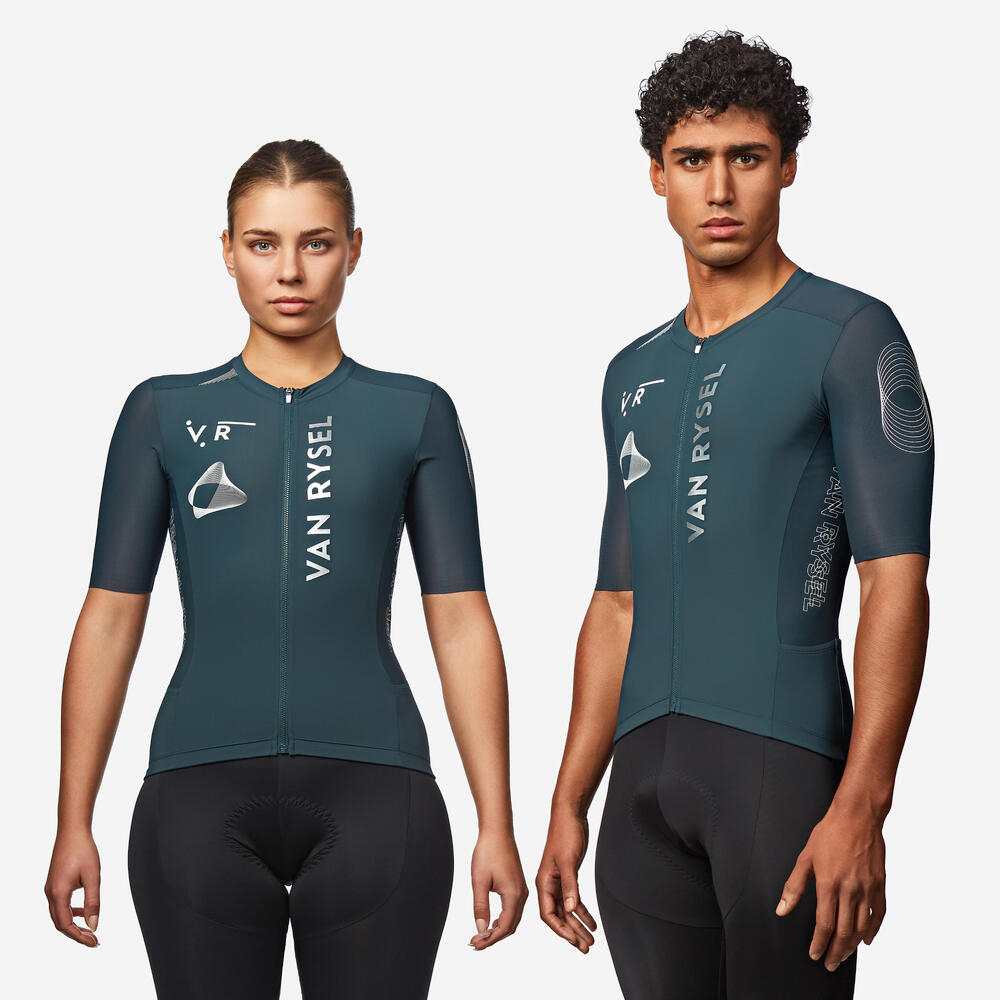 Унисекс короткий рукав шоссейный велофутболка Van Rysel RCR гоночная серия тёмно-зелёный
Унисекс короткий рукав шоссейный велофутболка Van Rysel RCR гоночная серия тёмно-зелёный
