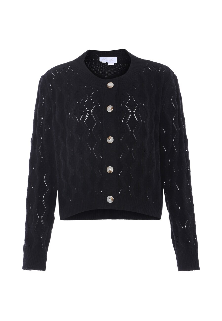 Вязаный кардиган Blonda, черный 
Вязаный кардиган Blonda, черный