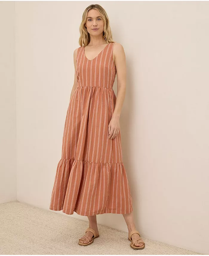 Женское платье-майка Canopy из органического хлопка с добавлением льна Pact, коричневый
Женское платье-майка Canopy из органического хлопка с добавлением льна Pact, коричневый