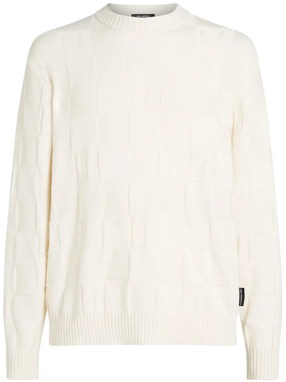 Джемпер в клетку KARL LAGERFELD, белый
Джемпер в клетку KARL LAGERFELD, белый