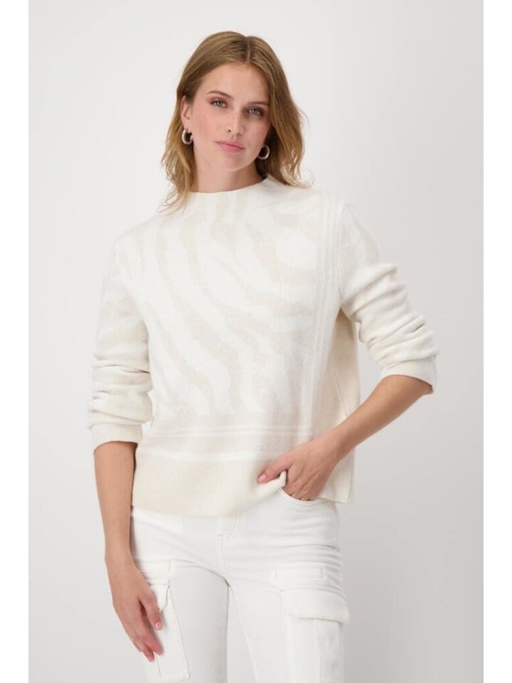 Пуловер monari Pullover, цвет off-white gemustert
Пуловер monari Pullover, цвет off-white gemustert