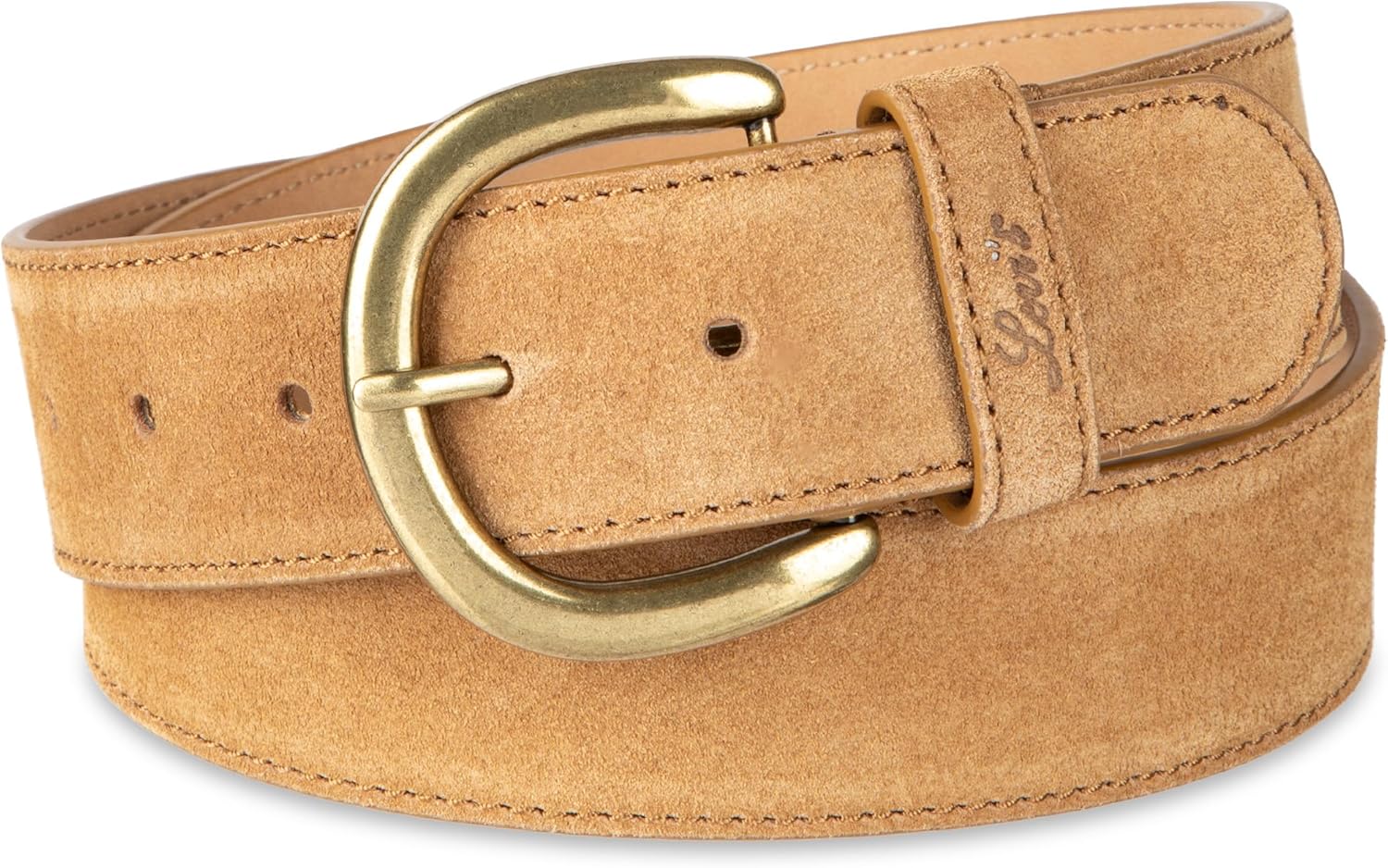 Женский кожаный ремень Levi's с изогнутой пряжкой для джинсов, платьев и юбок, Tan Suede
Женский кожаный ремень Levi's с изогнутой пряжкой для джинсов, платьев и юбок, Tan Suede