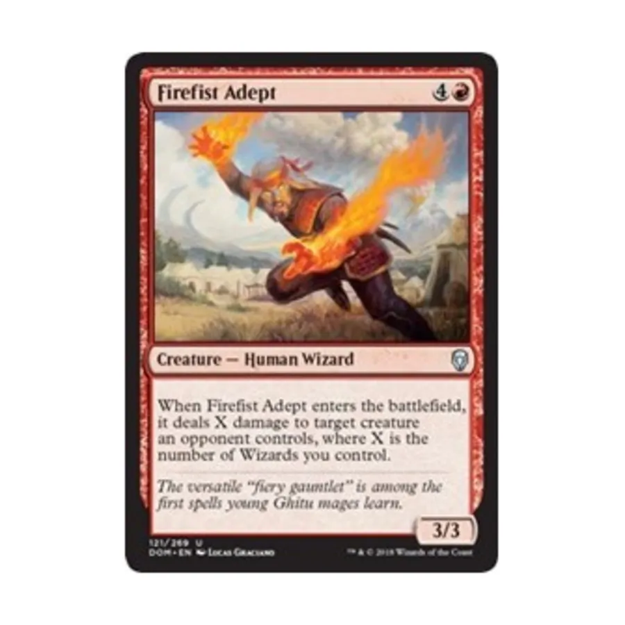 CCG Адепт Огненного Кулака (U), MTG - Dominaria
CCG Адепт Огненного Кулака (U), MTG - Dominaria