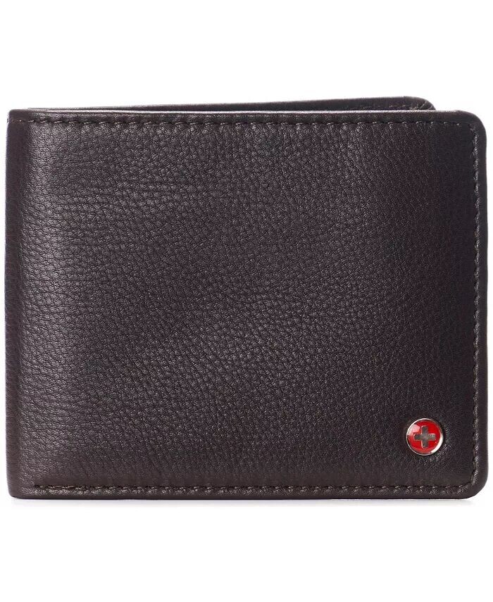 Мужской кошелек из натуральной кожи, двустворчатый кошелек, RFID-сейф, 2 ID-окна Alpine Swiss, коричневый
Мужской кошелек из натуральной кожи, двустворчатый кошелек, RFID-сейф, 2 ID-окна Alpine Swiss, коричневый