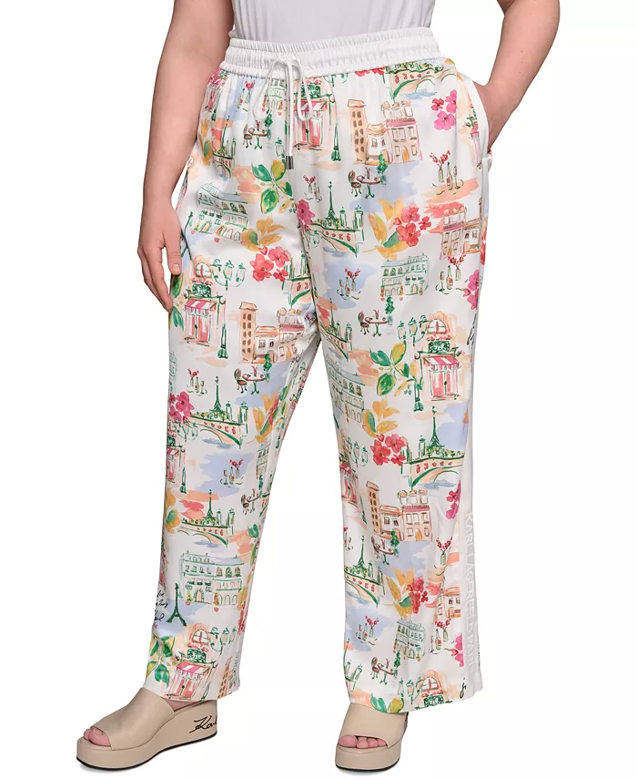 Мягкие брюки Plus Size с принтом KARL LAGERFELD PARIS, мультиколор
Мягкие брюки Plus Size с принтом KARL LAGERFELD PARIS, мультиколор