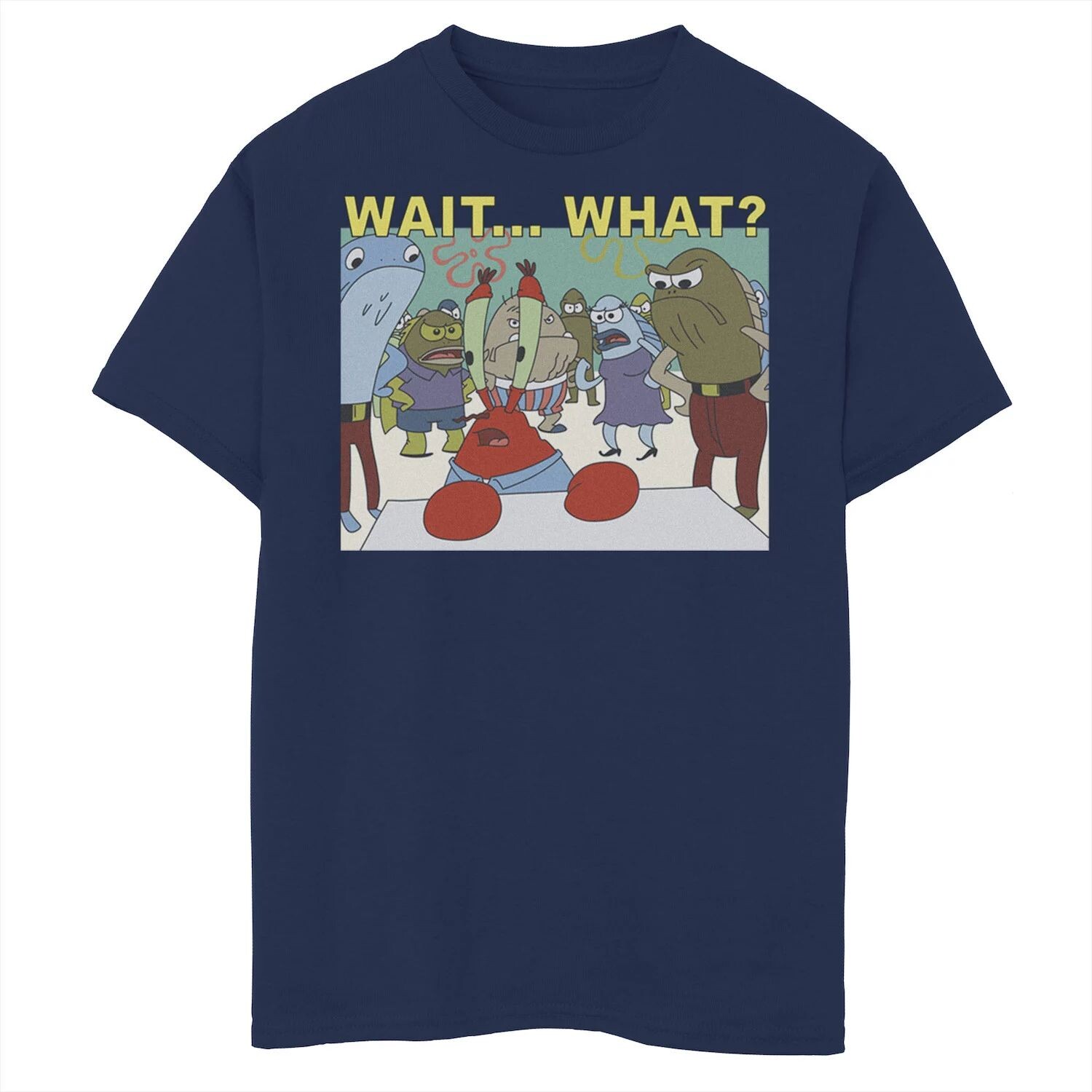 Футболка с рисунком «Губка Боб Квадратные Штаны» для мальчиков 8–20 лет, «Мистер Крабс». Подождите, что за футболка Nickelodeon, синий
Футболка с рисунком «Губка Боб Квадратные Штаны» для мальчиков 8–20 лет, «Мистер Крабс». Подождите, что за футболка Nickelodeon, синий