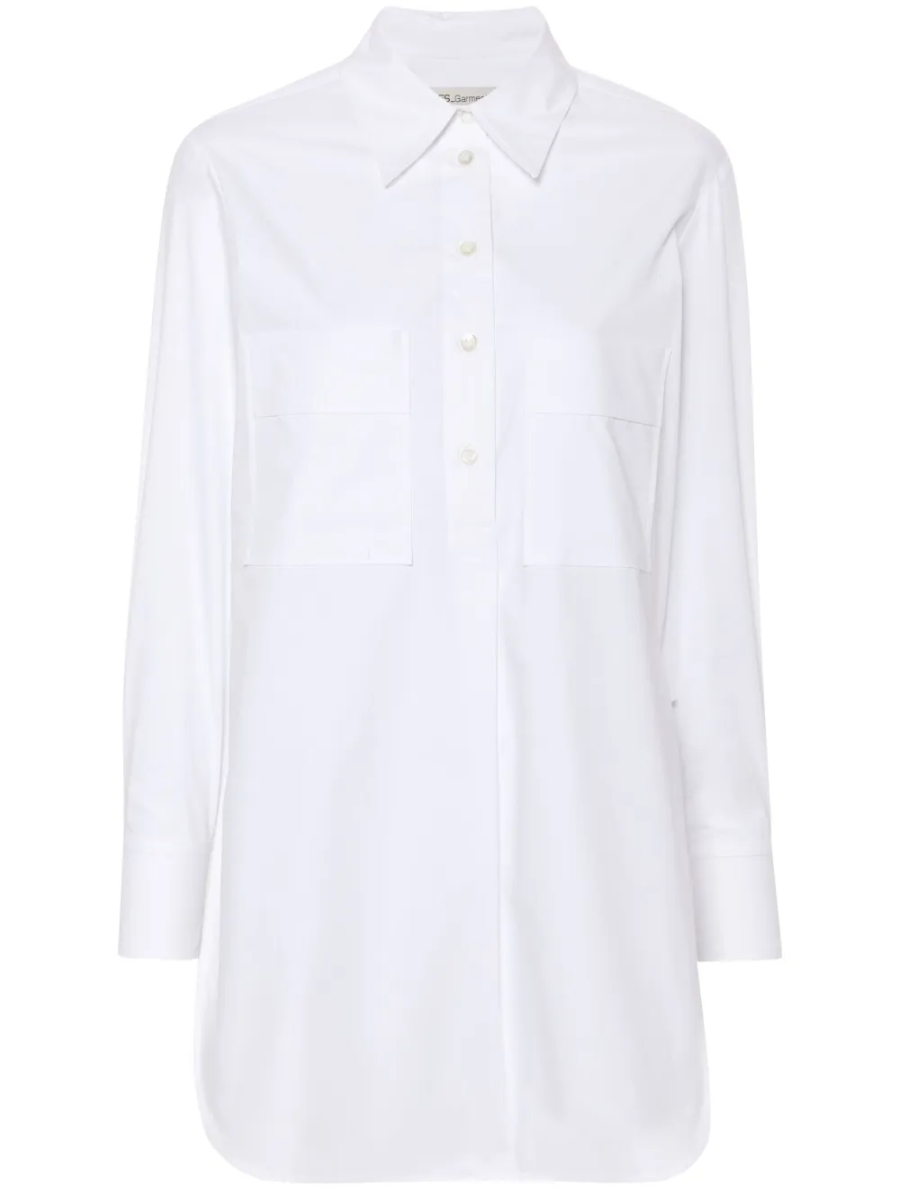 Поплиновая рубашка с разрезами MODES GARMENTS, белый
Поплиновая рубашка с разрезами MODES GARMENTS, белый