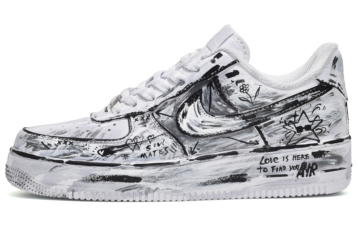 Кроссовки Nike Air Force 1 Skateboarding Shoes Women's Low-top Black/White, черный/белый
Кроссовки Nike Air Force 1 Skateboarding Shoes Women's Low-top Black/White, черный/белый