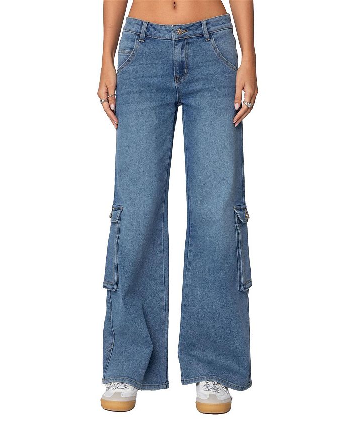 Джинсы карго Lunar Low Rise в синем цвете Edikted, синий
Джинсы карго Lunar Low Rise в синем цвете Edikted, синий