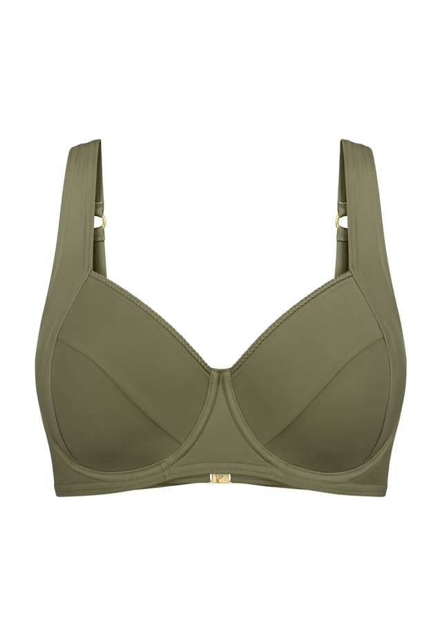 Верх бикини на косточках летний твист Triumph, зеленый
Верх бикини на косточках летний твист Triumph, зеленый