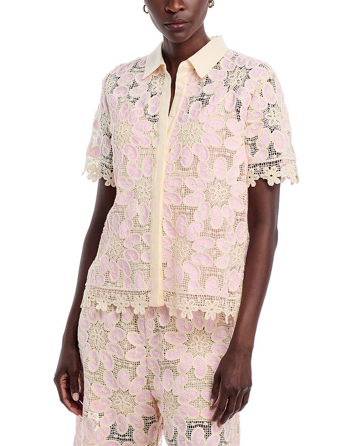 Блуза Billie с кружевом Johnny Was, розовый
Блуза Billie с кружевом Johnny Was, розовый