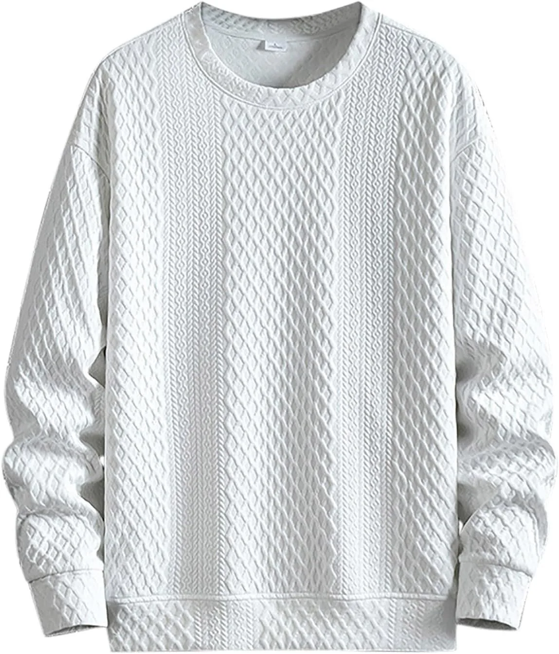 Свитер мужской вязаный с длинным рукавом и жаккардовым узором
Свитер мужской вязаный с длинным рукавом и жаккардовым узором