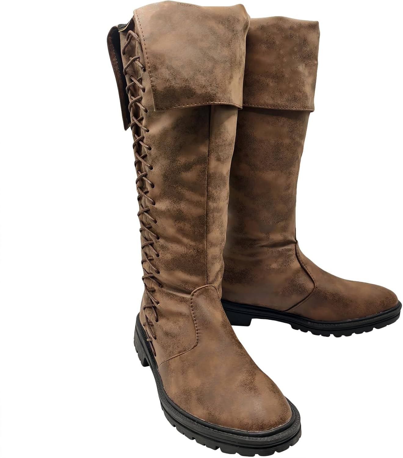 Средневековые пиратские ботинки для мужчин, ренессансные с запрокидкой до середины икры, готические ботинки для Хэллоуина, винтажные сценические пиратские и викингские туфли Junqiako, коричневый
Средневековые пиратские ботинки для мужчин, ренессансные с запрокидкой до середины икры, готические ботинки для Хэллоуина, винтажные сценические пиратские и викингские туфли Junqiako, коричневый