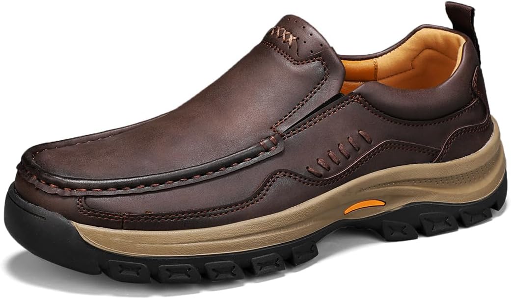 Мужские повседневные лоферы Mecolop, слипоны из кожи, удобные для прогулок на улице, темно-коричневый
Мужские повседневные лоферы Mecolop, слипоны из кожи, удобные для прогулок на улице, темно-коричневый