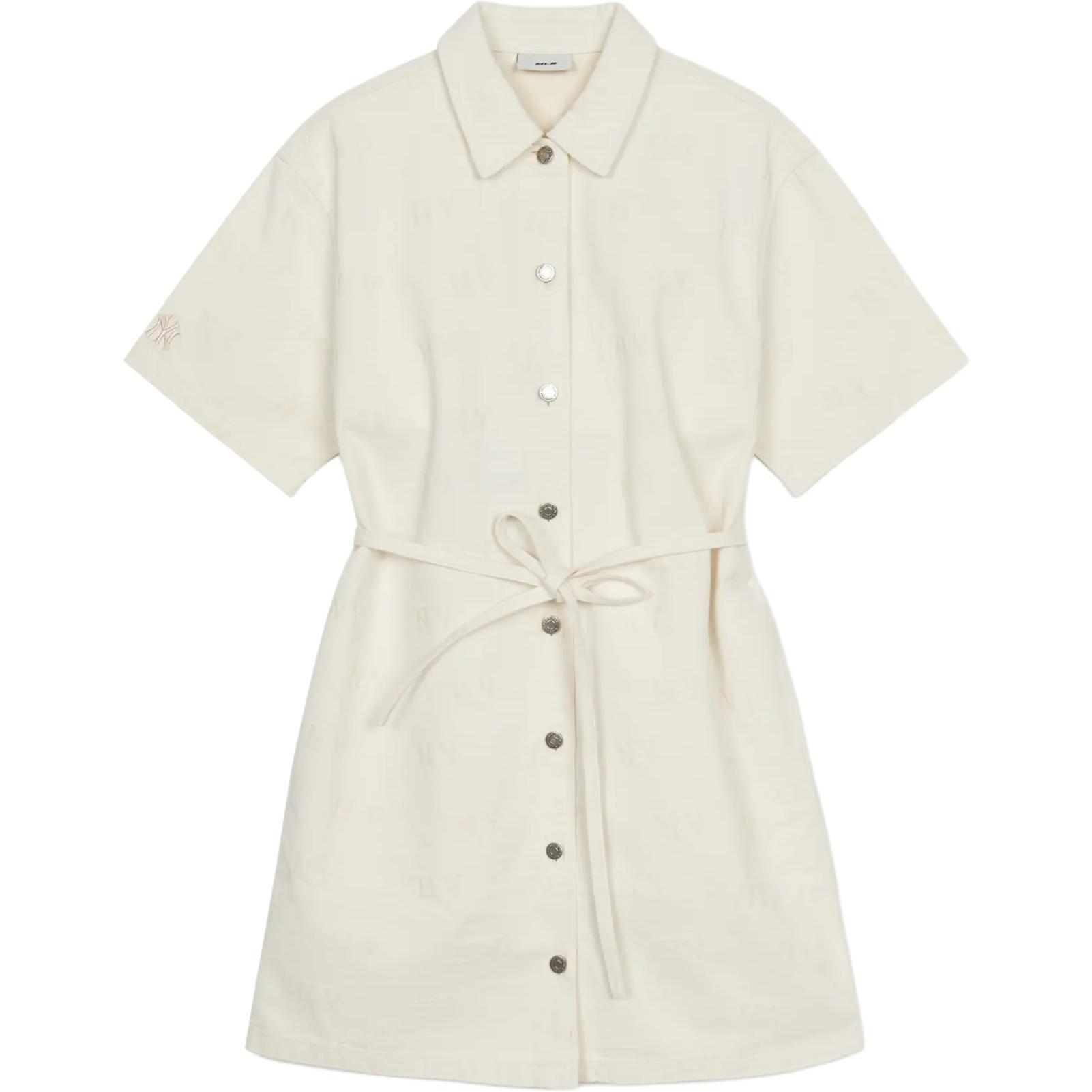 MLB Женское белое платье с короткими рукавами
MLB Женское белое платье с короткими рукавами