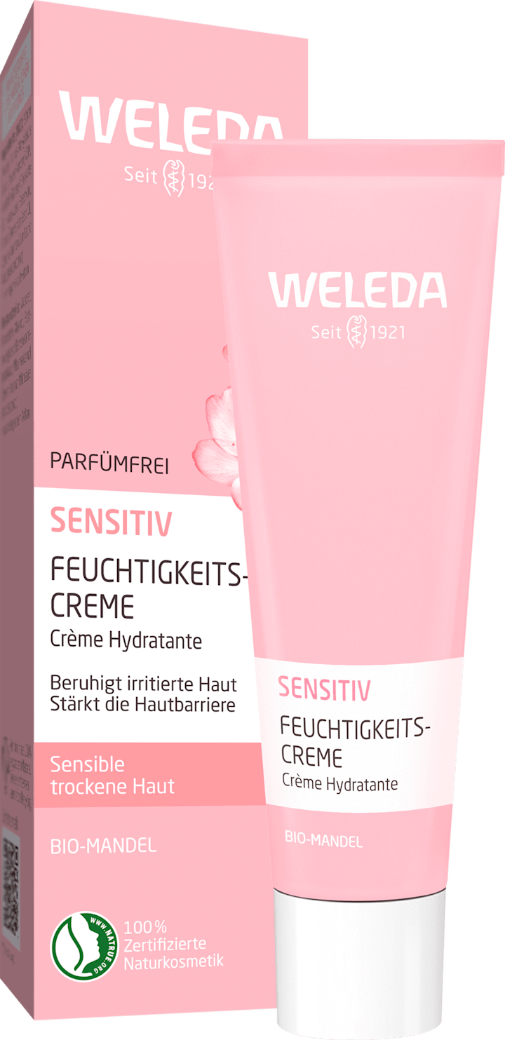 Дневной крем WELEDA Feuchtigkeitscreme Sensitiv Mandel, 30 ml
Дневной крем WELEDA Feuchtigkeitscreme Sensitiv Mandel, 30 ml